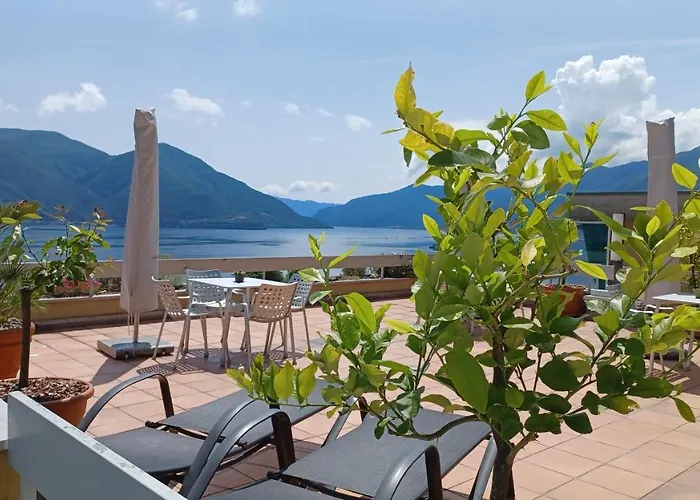 Sollevante Mit Pool Und Fantastischem Seesicht * Ascona